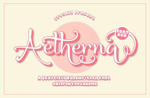 Aetherna Font: Elevating Web Design with Handwritten Elegance