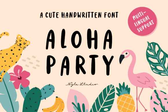 Aloha Party Font: Testing a Handwritten Typeface for Branding