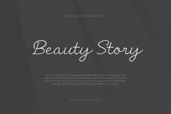Beauty Story Font Review: A Modern Script for Branding