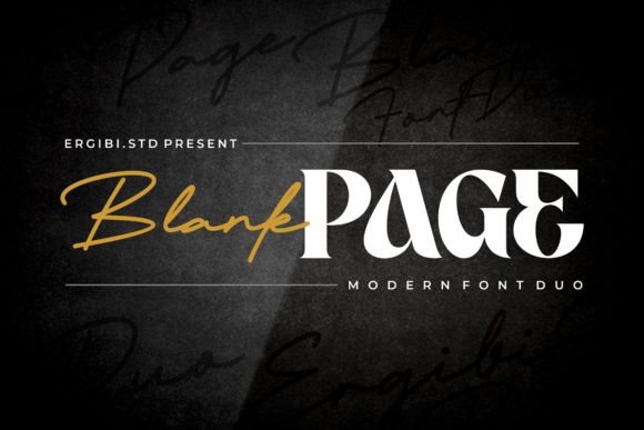 Blank Page Font: Elevating Luxury Brand Identity