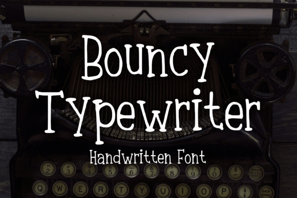Bouncy Typewriter Font for Engaging Web Design