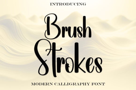 Brush Strokes: A Modern Handwritten Font for Elegant Web Design
