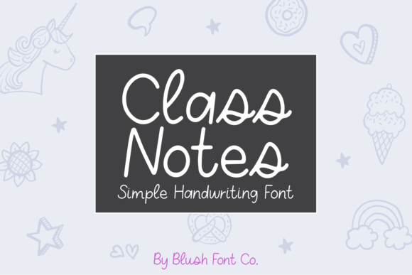 Class Notes: A Clear, Editorial-Friendly Font for Blogs, Ebooks, and Printables