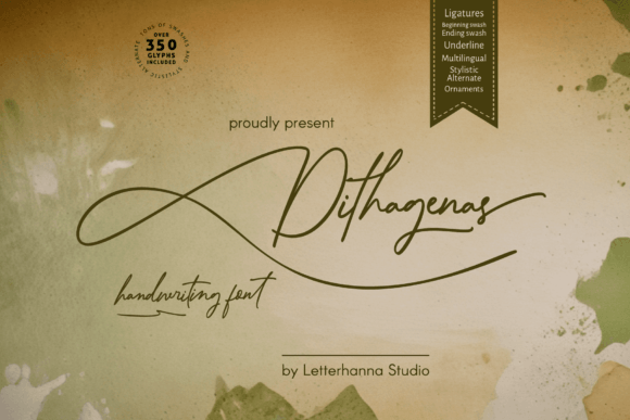 Dithagenas: A Handwritten Script Font That Elevates Digital Branding