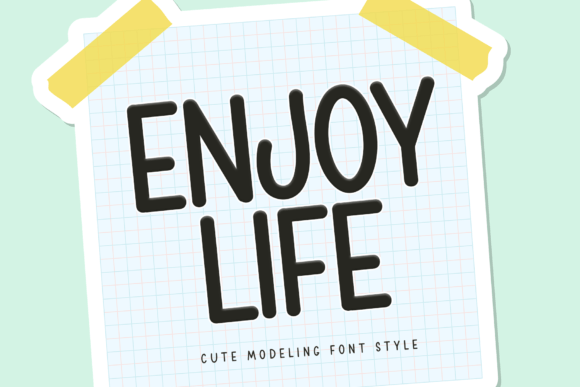 Enjoy Life Font: Adding Warmth to Campaign Visuals