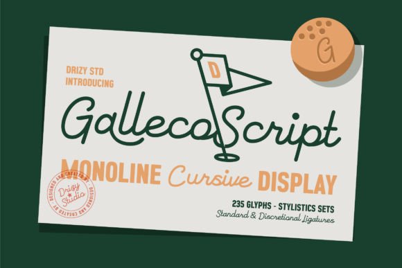 Galleco Font: Elevating Web Design with Elegant Script Typography