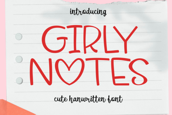 Girly Notes Font: Adding Charm to Small Business Branding