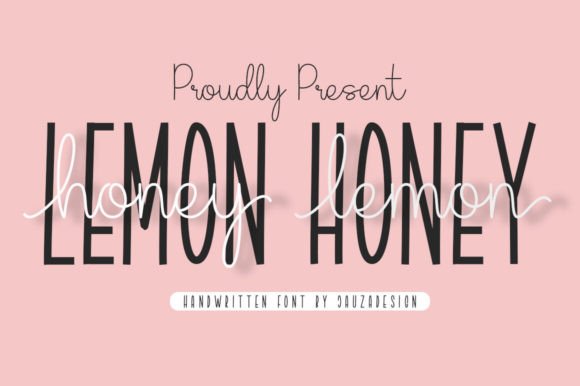 Lemon Honey: A Handwritten Font for Editorial Design and Digital Publishing