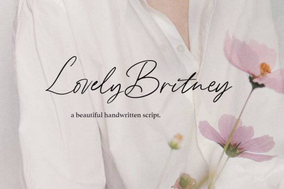 Lovely Britney Font: Adding Editorial Charm to Layouts
