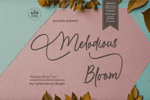 Melodious Bloom: A Script Font That Elevates Campaign Typography