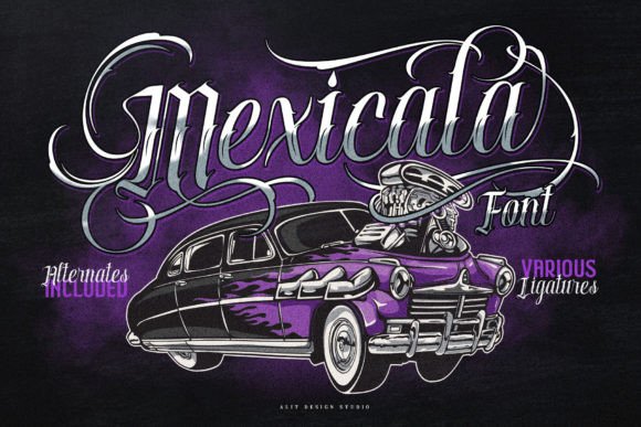 Mexicala: A Bold Script Font for Rebellious Brand Identities