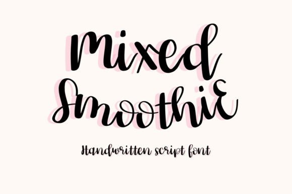 Mixed Smoothie Font: Elevating Digital Brand Visuals