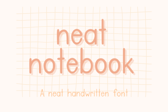 Neat Notebook: A Handwritten Font That Elevates Small Business Branding