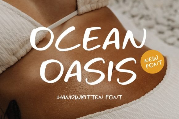 Ocean Oasis Font: Handwritten Charm for Web Design