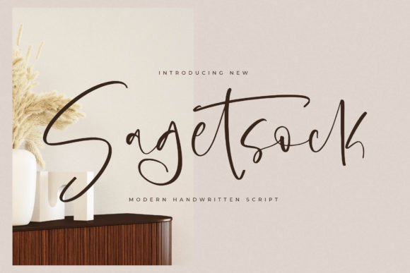 Sagetsock Font: A Modern Script for Editorial Design