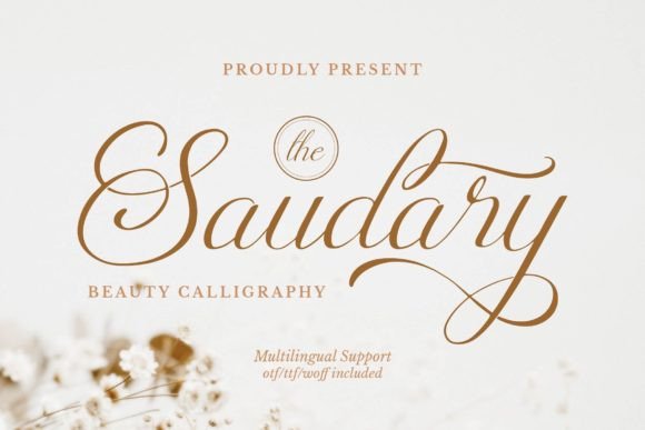 Saudary: A Thoughtful Script Font for Editorial and Digital Design