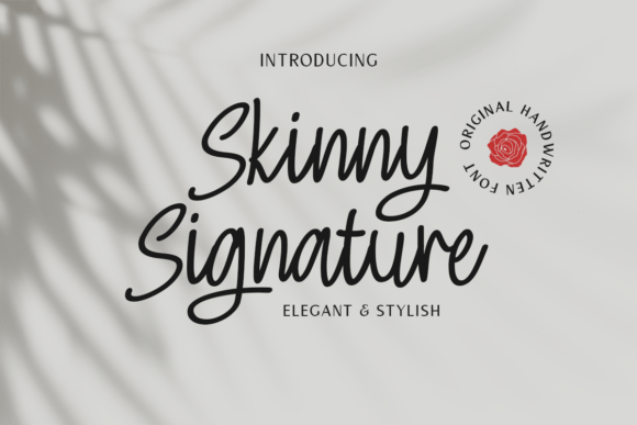 Skinny Signature Font: A Designer’s Branding Test