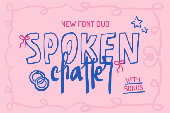 Spoken Chatter Font: Adding Warmth to Web Layouts