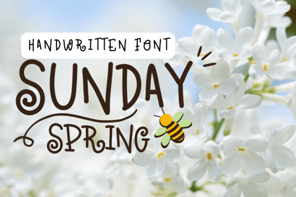 Sunday Spring Font: A Handwritten Typeface for Makers
