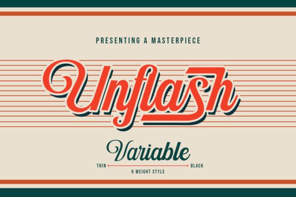 Unflash Font: Crafting Personality Into Handmade Labels