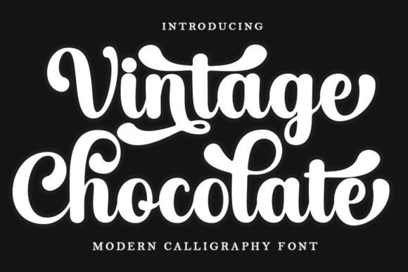 Vintage Chocolate Font: Elevating Small Business Branding